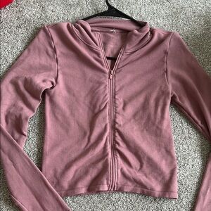 Fabletics Cropped Zip-Up